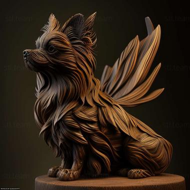 3D model Medium Vendean Griffon dog (STL)